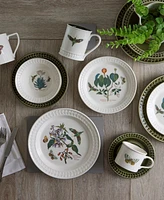 Botanic Garden Harmony Emerald Salad Plates, Set of 4