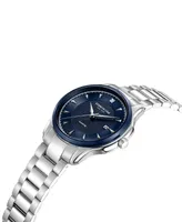 Kenneth Cole New York Men's Diamond Accent Stainless Steel Bracelet Watch 42mm