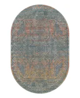 Bayshore Home Aquidneck AQU03 5'3" x 8' Oval Area Rug