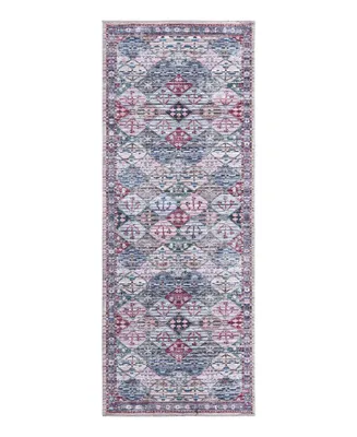 Bayshore Home Washable Reflections REF08 2' x 5' Runner Area Rug