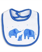 Baby Boys Elephants Layette Gift Mesh Bag, 5 Piece Set