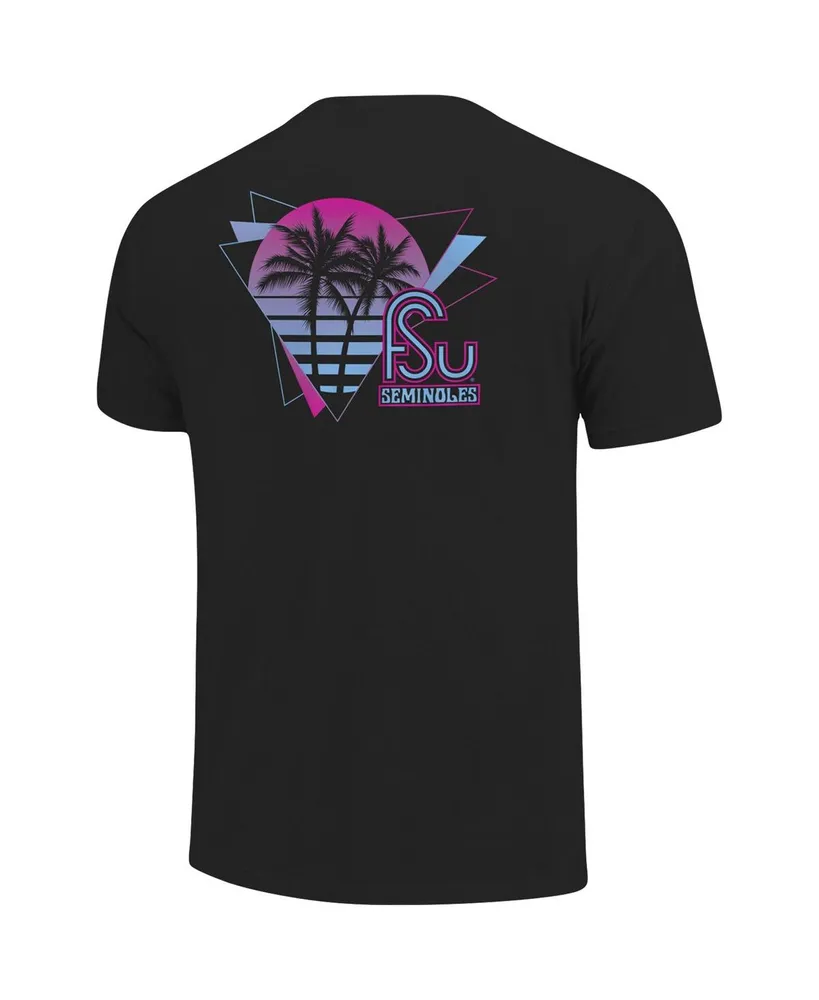 Men's Black Florida State Seminoles Beach Club Palms T-shirt