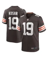 Men's Nike Bernie Kosar Brown Cleveland Browns Game Retired Player Jersey