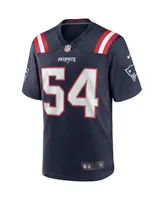 Men's Nike Tedy Bruschi Navy New England Patriots Game Retired Player Jersey