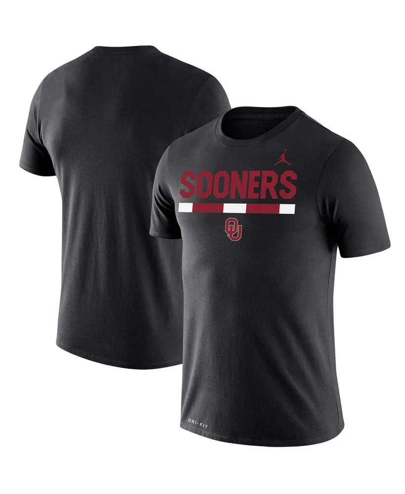 Men's Jordan Black Oklahoma Sooners Team Dna Legend Performance T-shirt