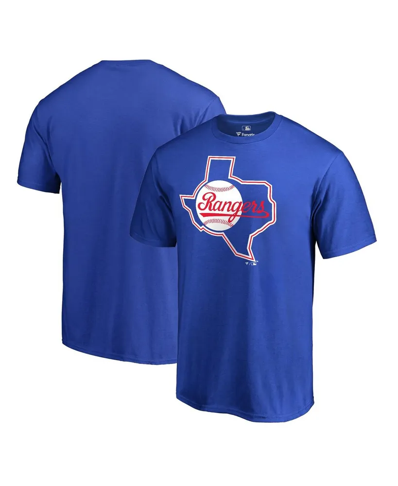 Men's '47 Royal Texas Rangers Turn Back Franklin T-Shirt