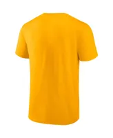 Men's Fanatics Gold Milwaukee Brewers Iconic Glory Bound T-shirt