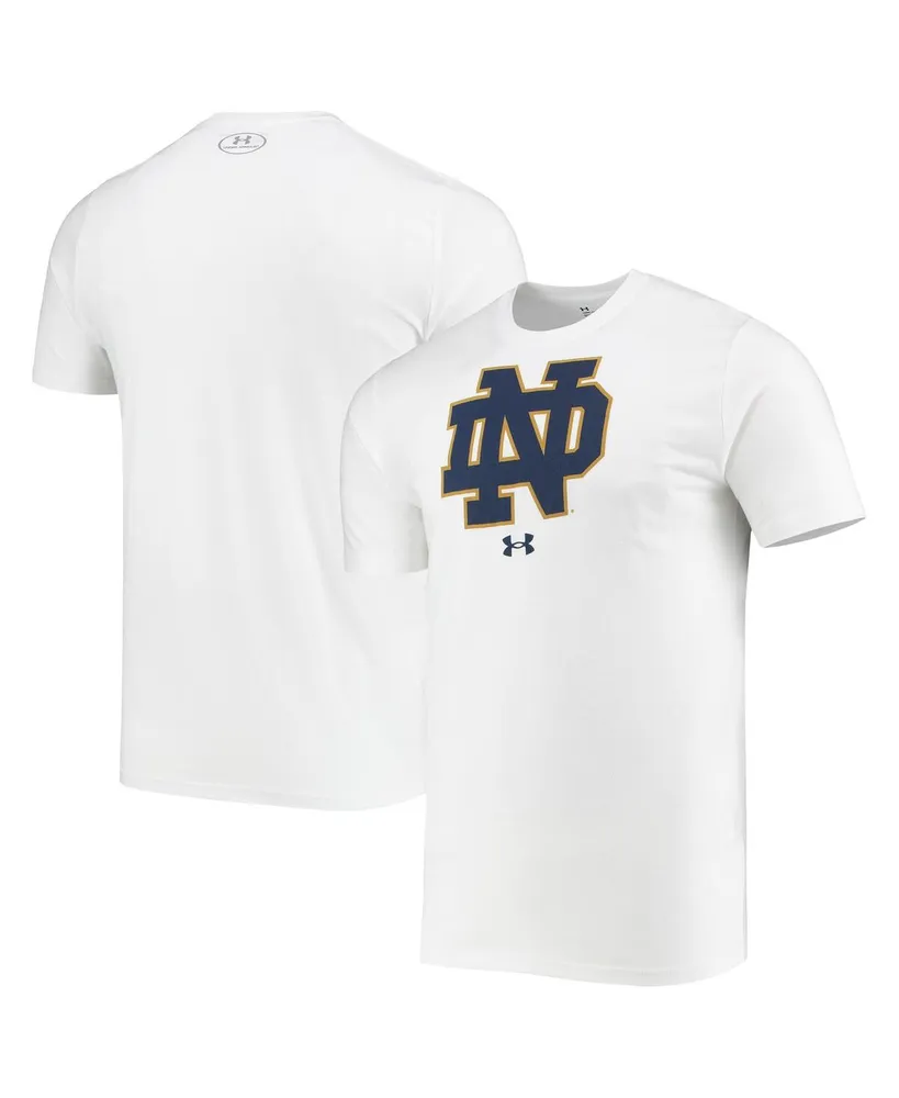 Men's Under Armour White Notre Dame Fighting Irish 2023 Aer Lingus College  Football Classic Performance Long Sleeve T-Shirt