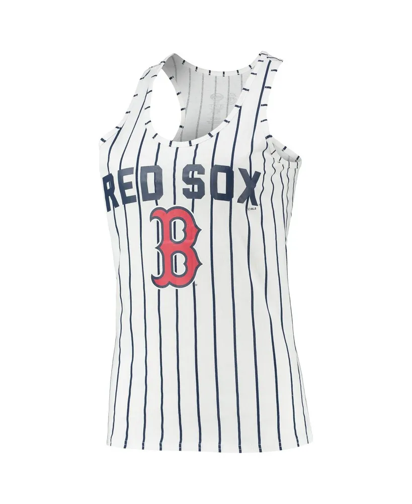 Women's Concepts Sport Navy, White Boston Red Sox Vigor Racerback Tank Top and Shorts Sleep Set