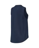 Women's Dkny Sport Navy Cleveland Guardians Marcie Tank Top