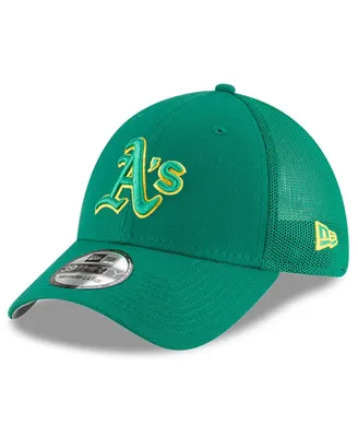 Big Boys New Era Green Oakland Athletics 2022 Batting Practice 39THIRTY Flex Hat