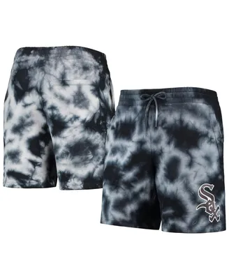 Men's New Era Black Chicago White Sox Team Dye Shorts
