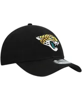 Men's New Era Black Jacksonville Jaguars Logo Core Classic 2.0 9Twenty Adjustable Hat