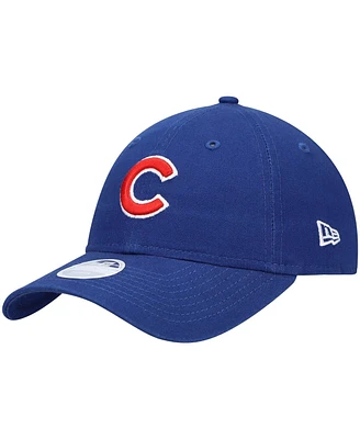 Women's New Era Royal Chicago Cubs Team Logo Core Classic 9Twenty Adjustable Hat