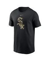 Men's Nike Black Chicago White Sox Team Camo Logo T-shirt