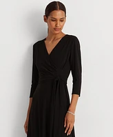 Lauren Ralph Surplice Jersey Dress