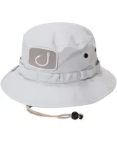 Men's Avid White Khaki Avid Baja Boonie Bucket Hat