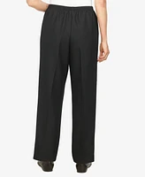 Alfred Dunner Plus Classic Pull-On Straight-Leg Short Length Pants