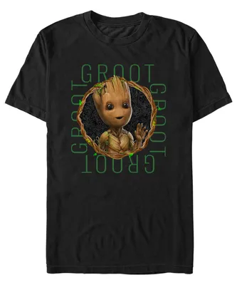 Men's Marvel Film I am Groot Focus Short Sleeve T-shirt