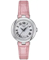 Tissot Women's Swiss Bellissima Small Lady Pink Leather Strap Watch 26mm