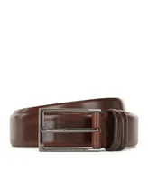 Boss Men's Vegetable-Tanned Leather Belt