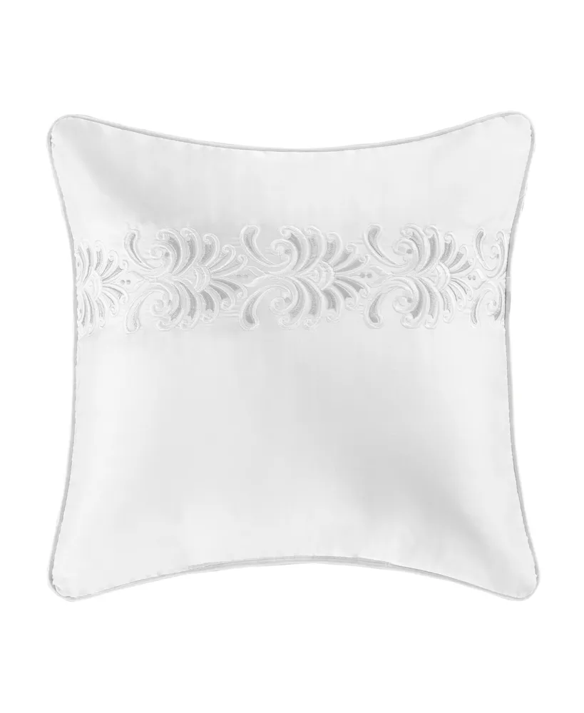 Closeout! J Queen New York Becco Embellished Decorative Pillow, 18" x 18"