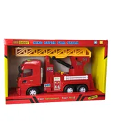 Mag-Genius Big Daddy Large Fire Truck with Lights and Sound Toy
