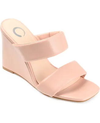 Journee Collection Women's Kailee Wedge Sandals