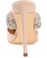 Journee Collection Women's Hazzl Braided Rhinestone Stilettos