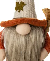 Glitzhome 13" Fall Fabric Gnome Set, 3 Piece