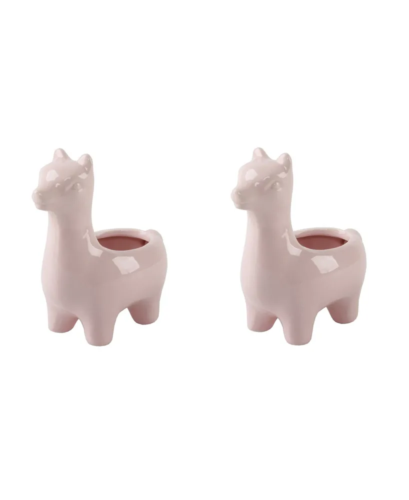 Flora Bunda Ceramic Llama Empty Planter