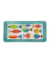 Euro Ceramica Freshcatch 15" Rectangular Tray