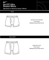 Nike Men's 3pk. Dri-fit Ultra Stretch Micro Boxer Briefs