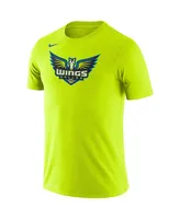 Men's Nike Green Dallas Wings Logo Performance T-shirt