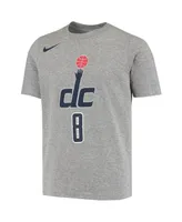 Big Boys Nike Rui Hachimura Heather Gray Washington Wizards 2020 City Edition Name and Number T-shirt