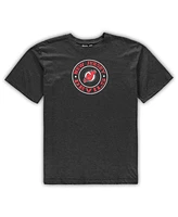 Men's Concepts Sport Red, Heathered Charcoal New Jersey Devils Big and Tall T-shirt Shorts Sleep Set