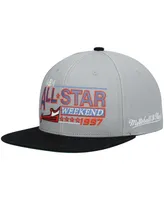 Men's Mitchell & Ness Gray 1997 Nba All-Star Game Hardwood Classics Wordmark Snapback Hat