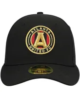 Men's New Era Black Atlanta United Fc Primary Logo Low Profile 59FIFTY Fitted Hat