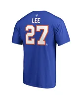 Men's Fanatics Anders Lee Royal New York Islanders Name and Number T-shirt