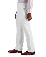 Tayion Collection Men's Classic-Fit Linen Suit Pants