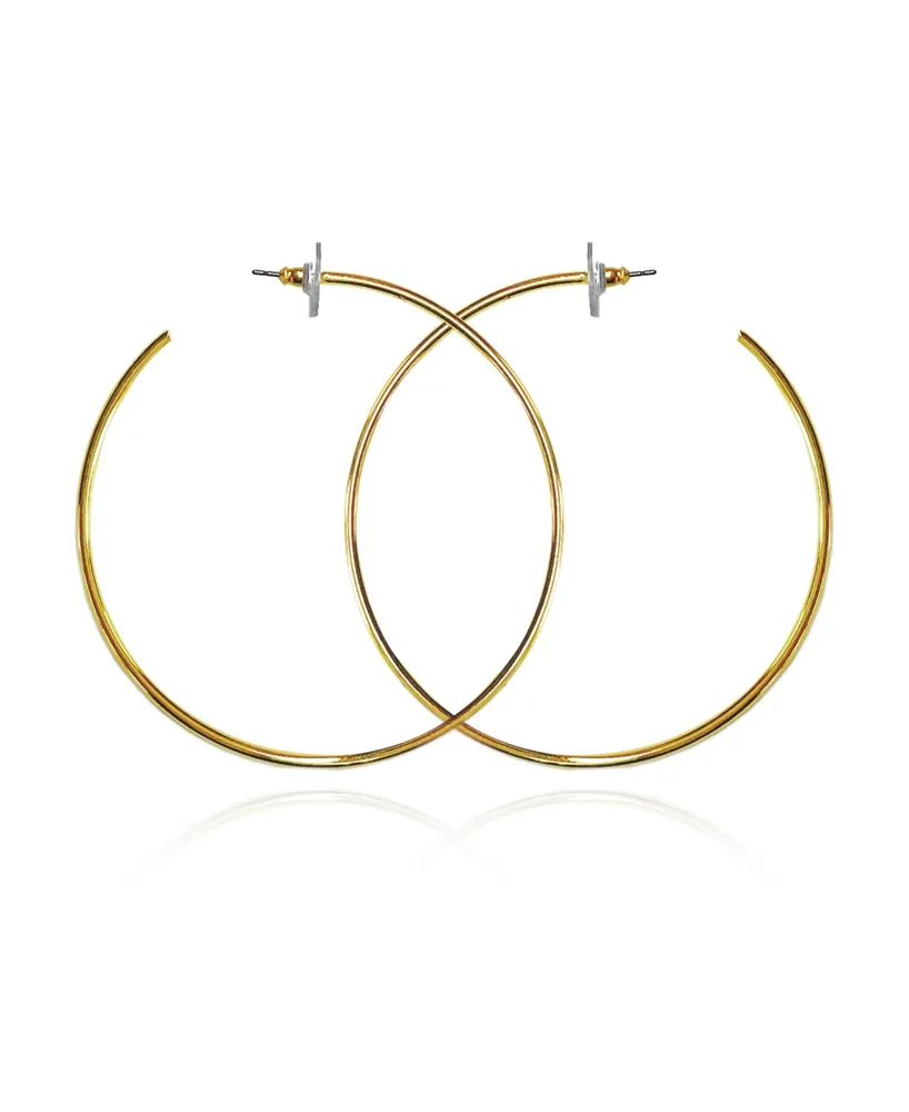 Vince Camuto Gold-Tone Extra Large Open Hoop Earrings - Gold
