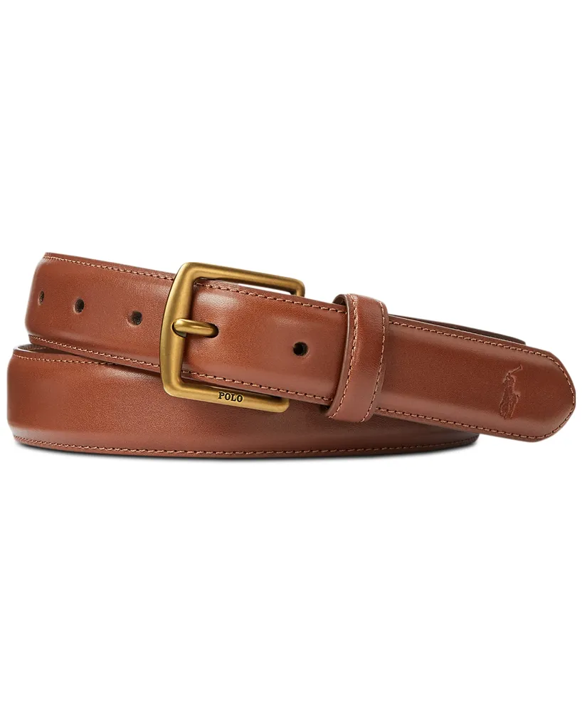 Polo Ralph Lauren Men's Full-Grain Leather Dress Belt