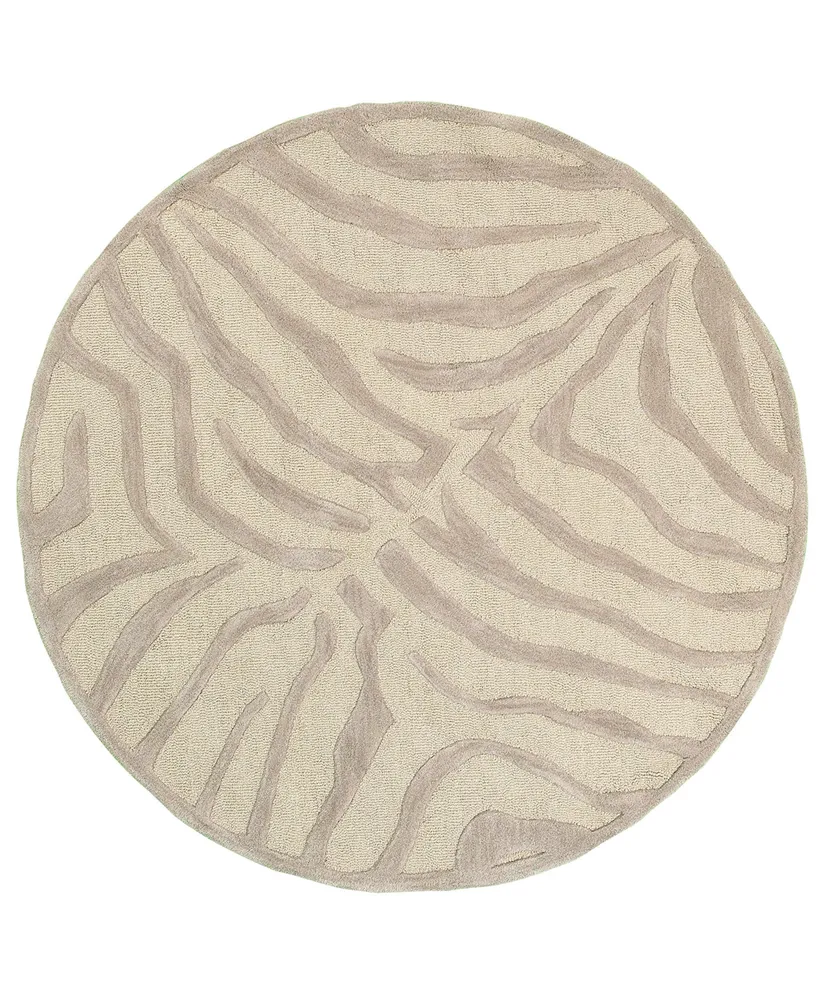 Lr Home Paris PAR02510 5' x 5' Round Area Rug