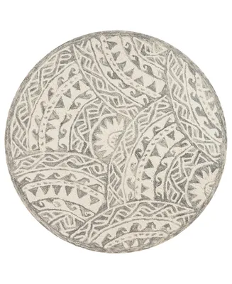 Lr Home Radiance RDC54087 6' x 6' Round Area Rug