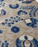 Nourison Home Aloha ALH17 7'10" x Round Outdoor Area Rug