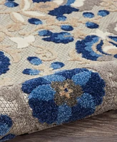 Nourison Home Aloha ALH17 7'10" x Round Outdoor Area Rug