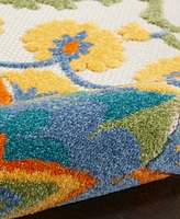 Nourison Home Aloha ALH22 4' x 4' Round Outdoor Area Rug