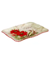 Certified International Winter's Medley Rectangular Platter