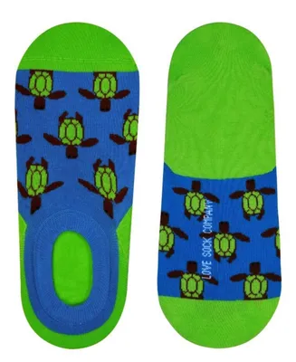 Men's Turtle Novelty No-Show Socks