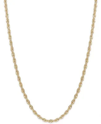 Rope Chain 16" Necklace (1-3/4mm) in 14k Yellow Gold